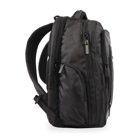 Perry Ellis Unisex M146 Black Business Laptop Backpack - Picture 3 of 15